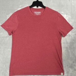 Fair Harbor Men’s Red Heather Crew Neck T-Shirt Small NWOT